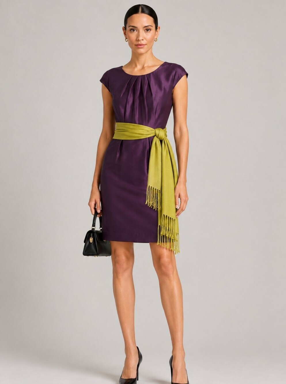 Banana Republic Silk Purple  Dress